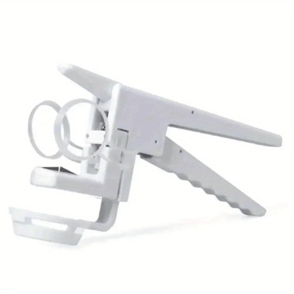 1pc Manual Egg Breaker & Shell Separator - Heavy-Duty Stainless Steel Handheld Cracker with Ergonomic Handle, Portable